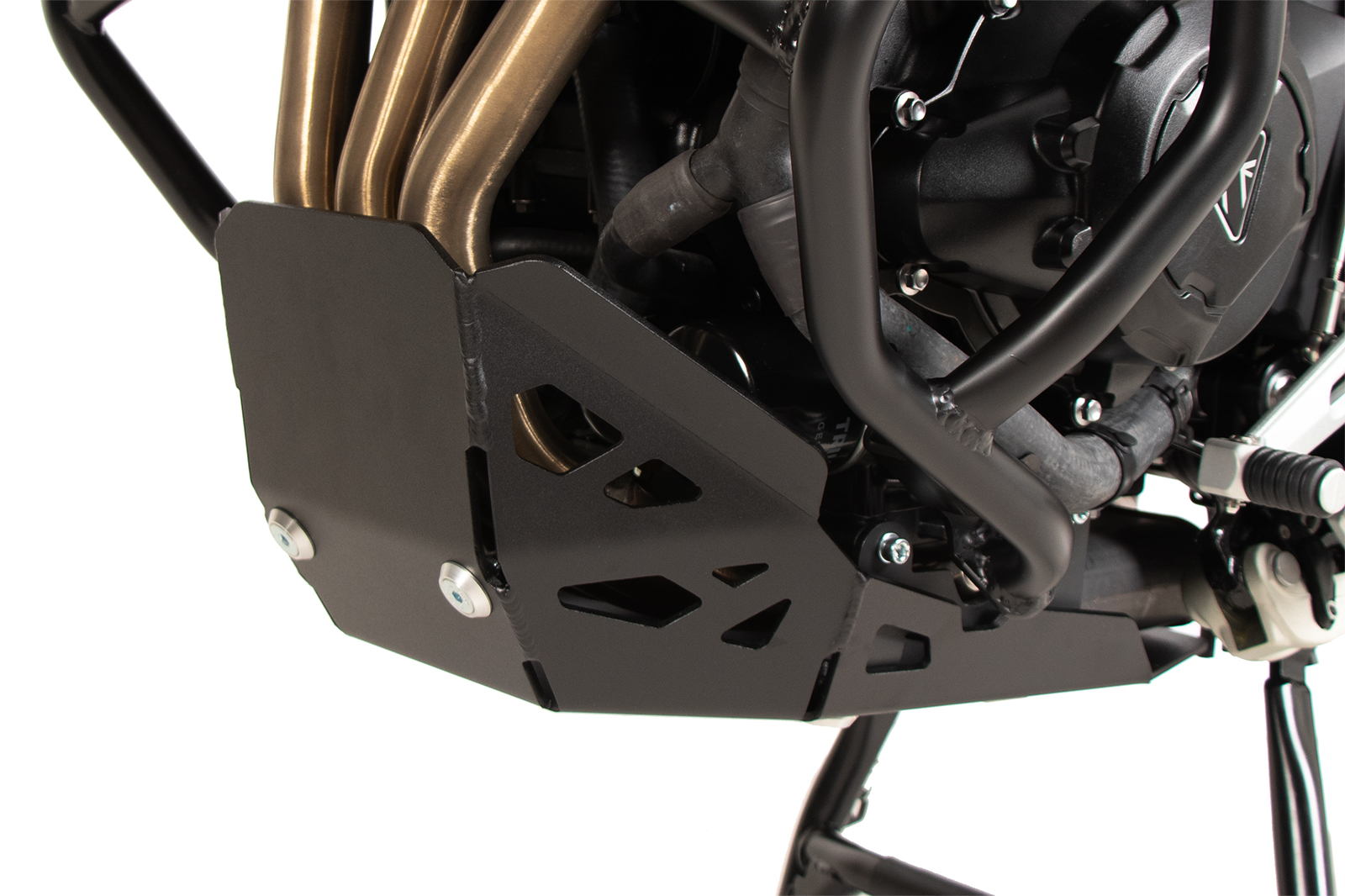Plaque de protection moteur noire pour Triumph Tiger 900 Rally Pro (24-) Hepco & Becker