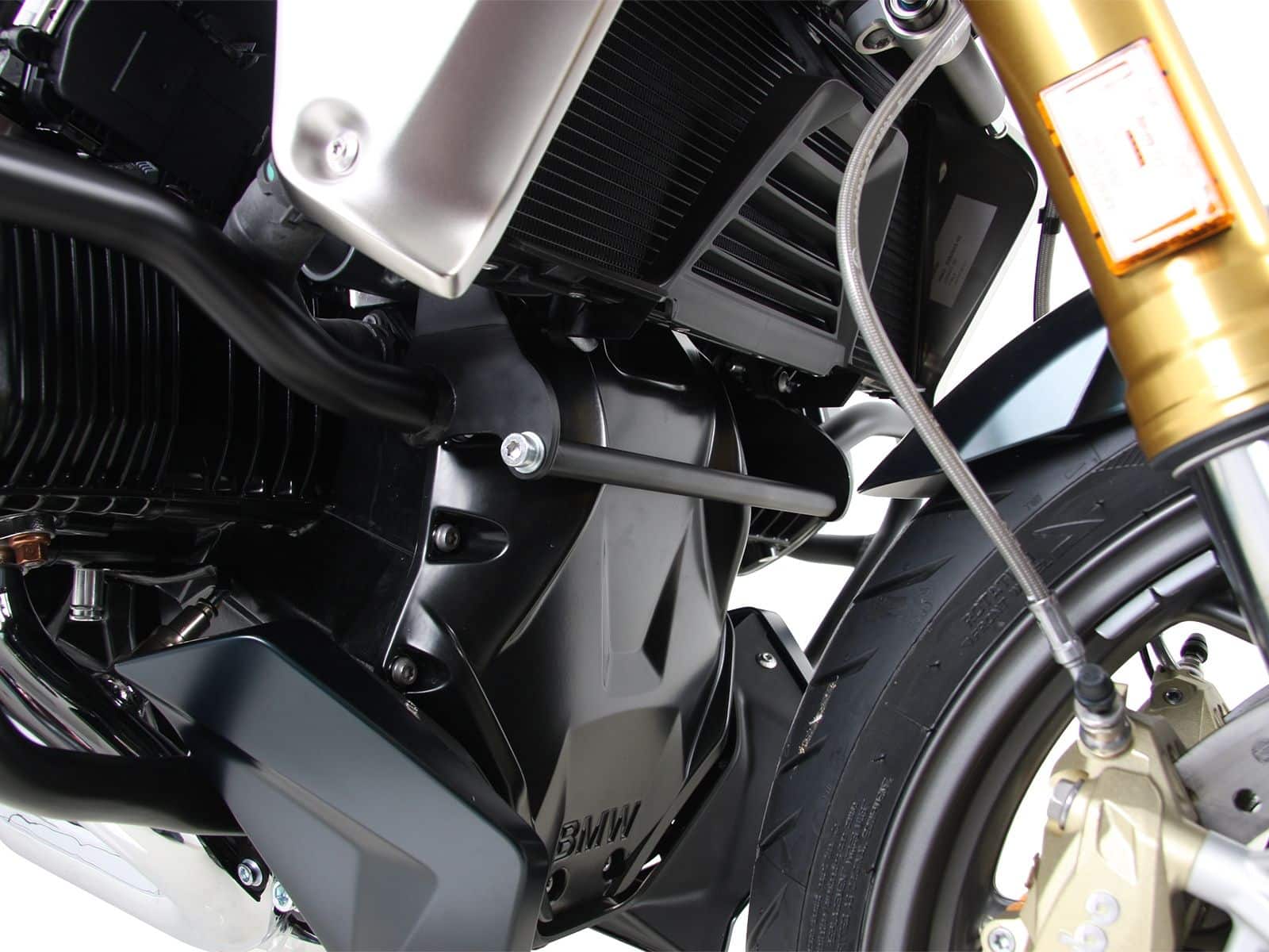 Entretoise de renfort anthracite pour l'arceau de protection du moteur pour BMW R 1250 R (19-) Hepco & Becker
