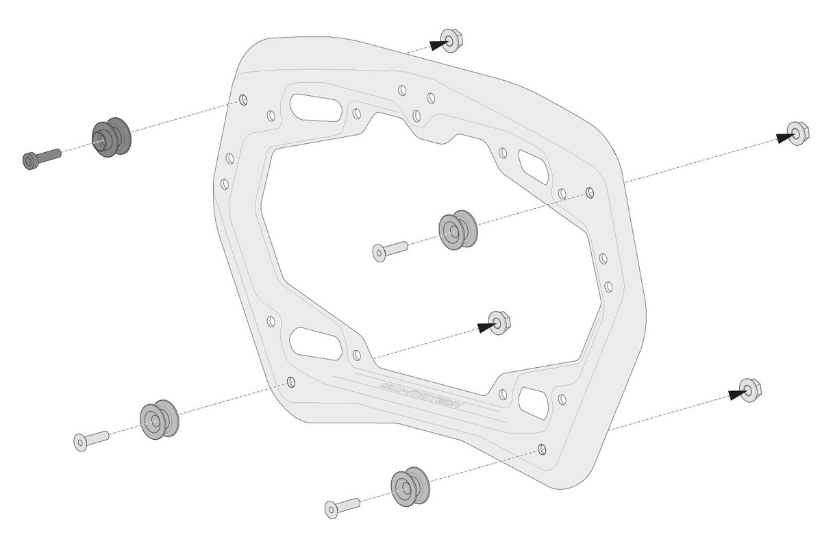 SW-Motech Système de sac SysBag WP L/L pour Honda XL 750 Transalp (23-) SW-Motech