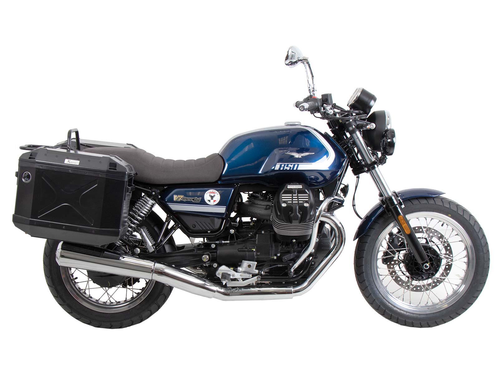 Porte-bagages noir pour Moto Guzzi V7 Special/Stone/Centenario (21-24) Hepco & Becker
