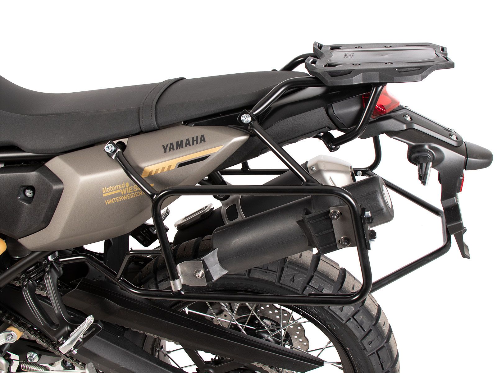 Support de valises latérales vissé noir pour Yamaha Ténéré 700 (25-) Hepco & Becker