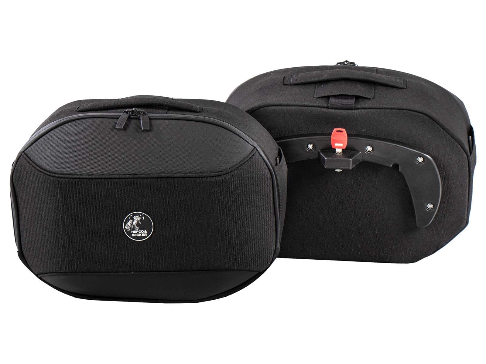 Kit de sacoches souples Street pour porte-vélos C-Bow noir Hepco & Becker