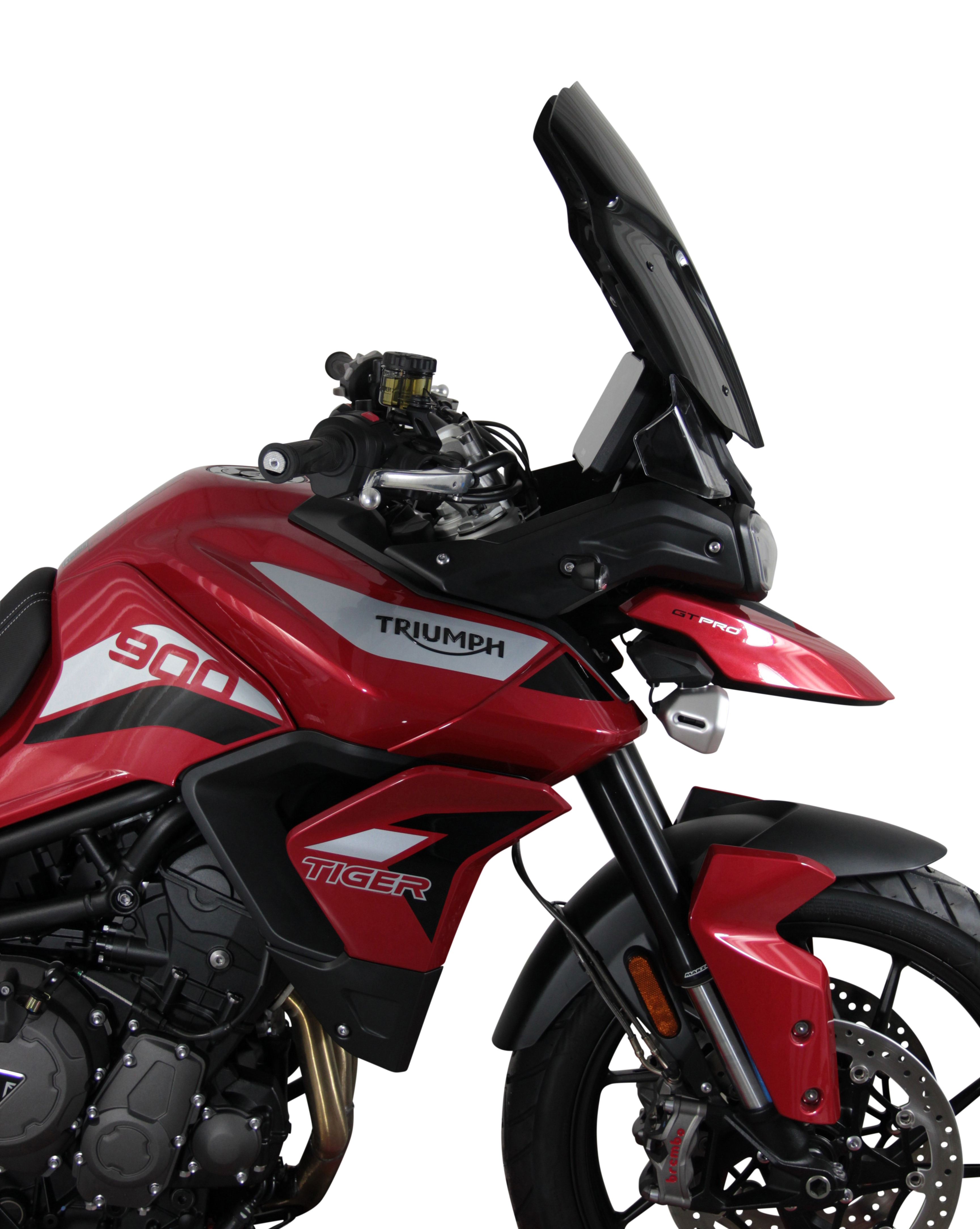 Pare-brise de randonnée MRA "TM" pour TRIUMPH TIGER 900 /GT PRO (année 19-) - gris fumée