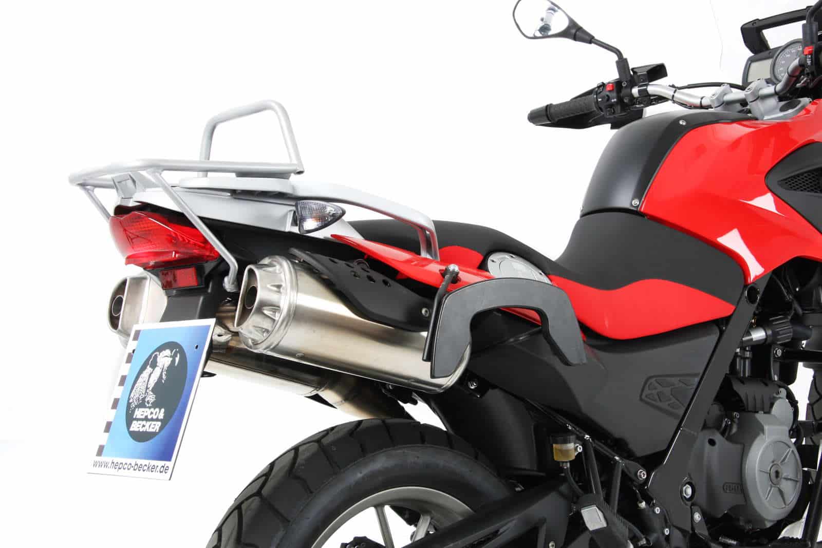 Supports latéraux C-Bow noirs pour BMW G 650 GS (11-16)/Sertao (12-16)/F 650 GS/Dakar (-07)