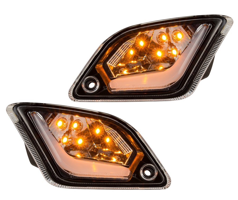 Kit clignotants arrière gauche/droite pour Vespa GTS/GTS Super/GTV/GT 60/GT/GT L ('03-'13), clair