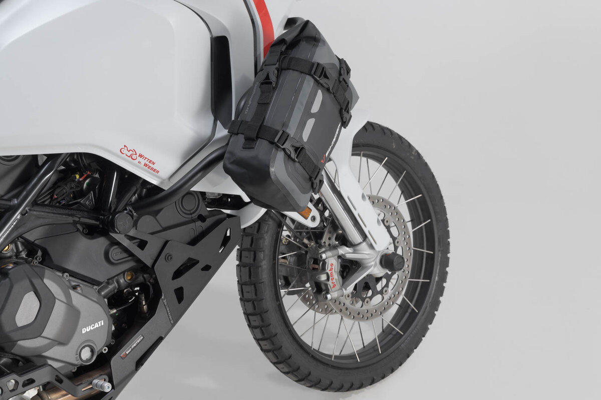 Drybag 80 sacoche arrière pour Aprilia Tuono 660 /Factory, noir / gris - SW Motech