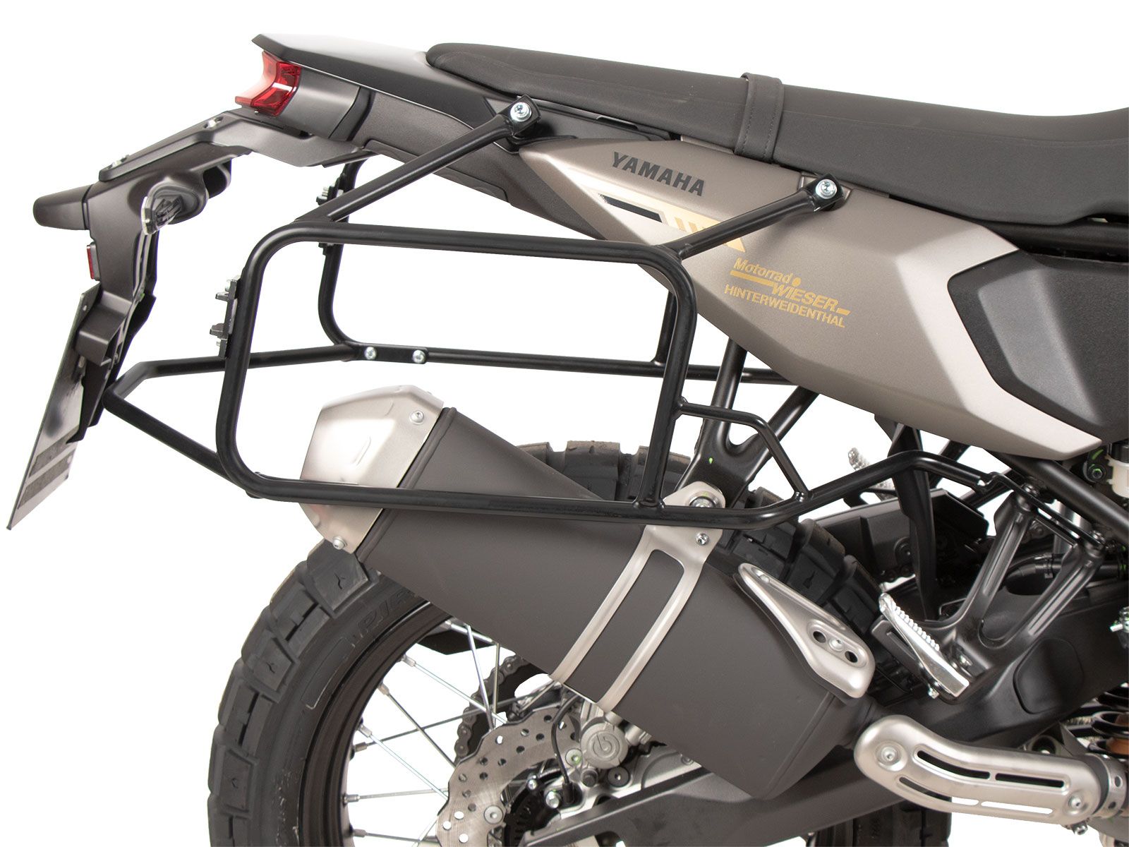 Support de valises latérales vissé noir pour Yamaha Ténéré 700 (25-) Hepco & Becker