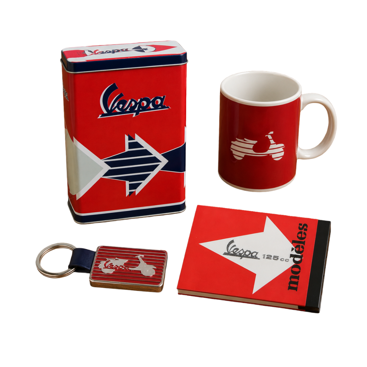 Pack de produits dérivés Vespa Servizio 125