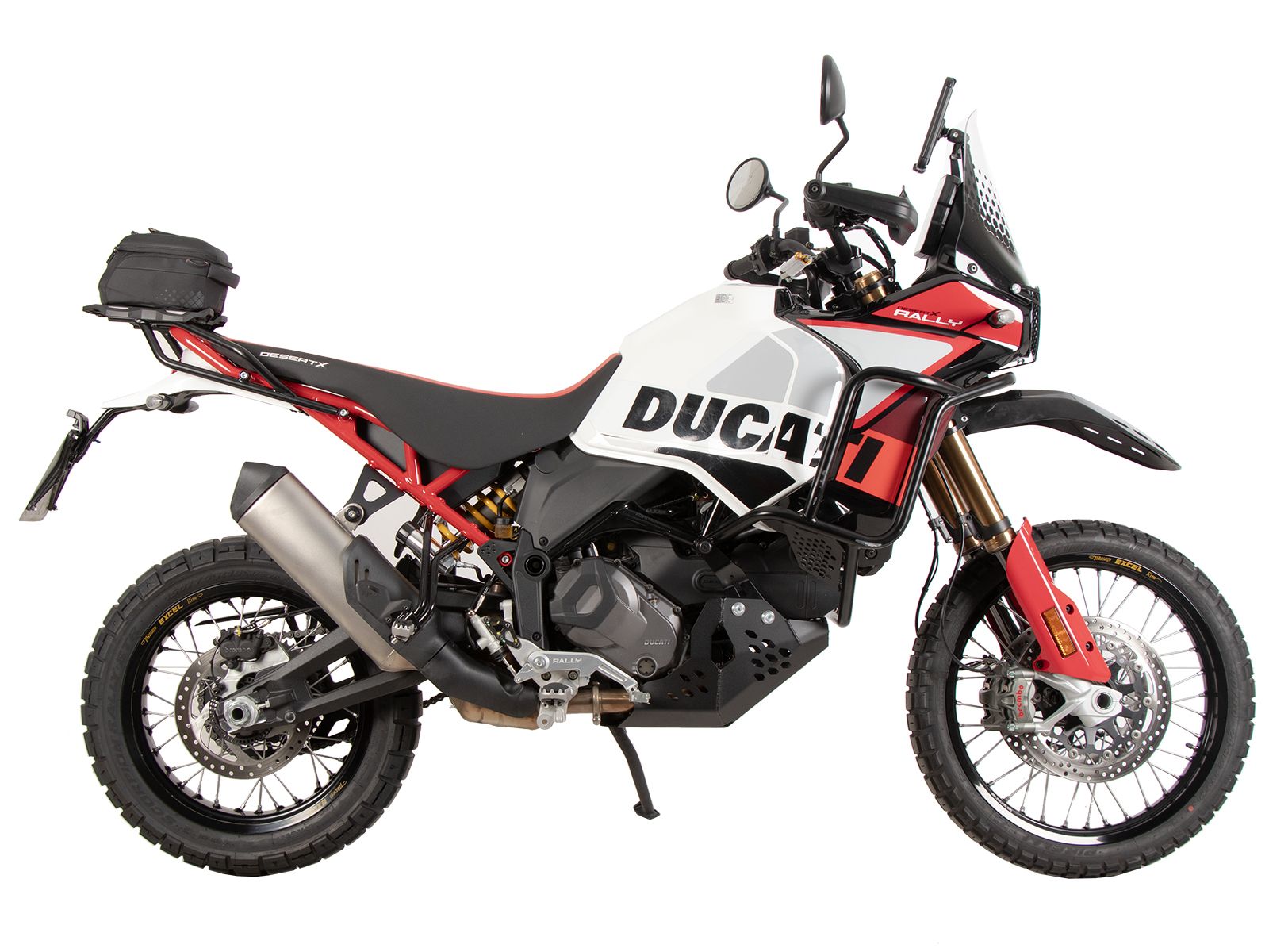 Porte-bagages arrière Smartrack noir pour Ducati DesertX Rally (24-) Hepco & Becker