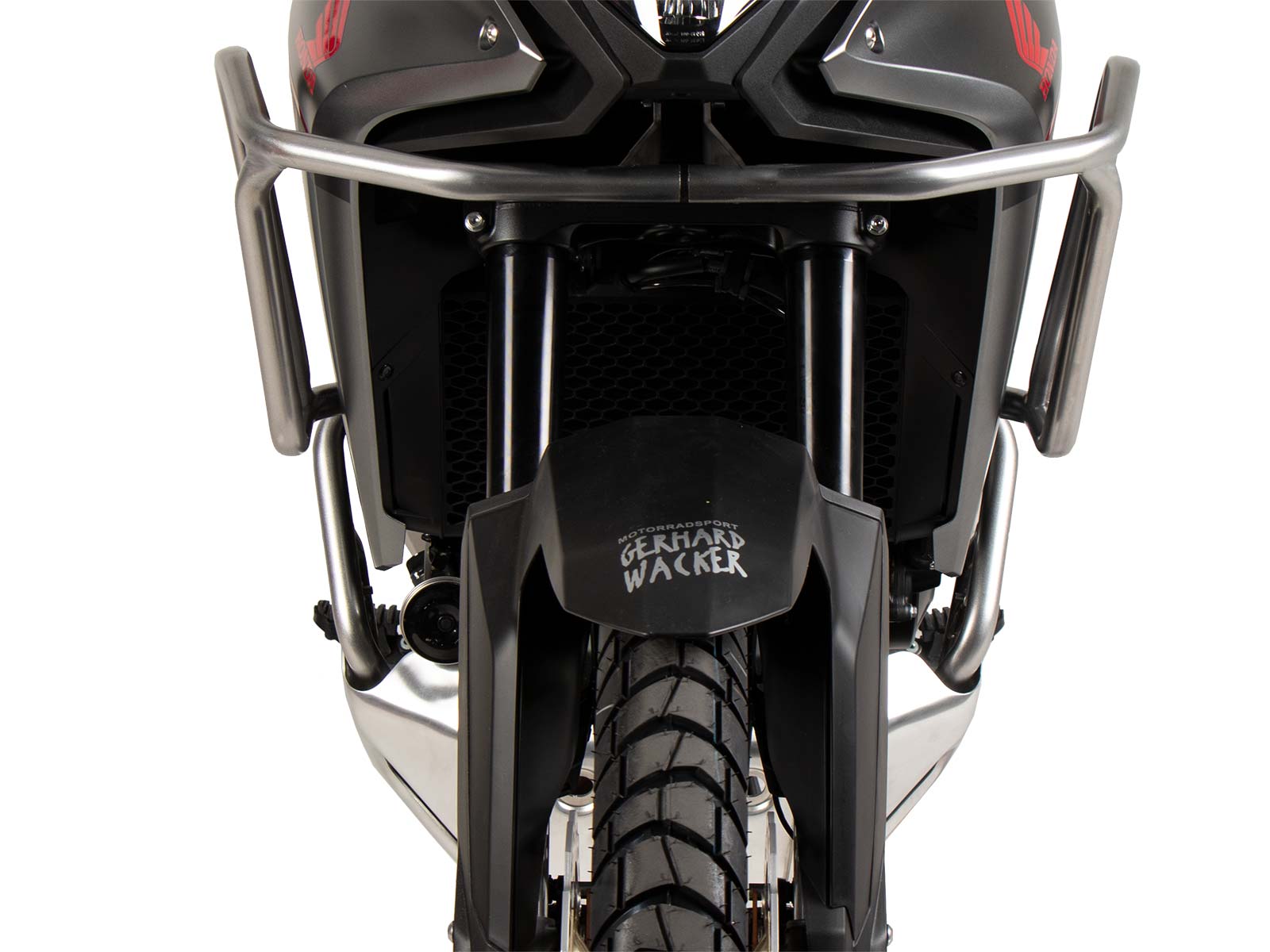 Arceau de protection du réservoir argenté pour Honda XL 750 Transalp (23-) Hepco & Becker