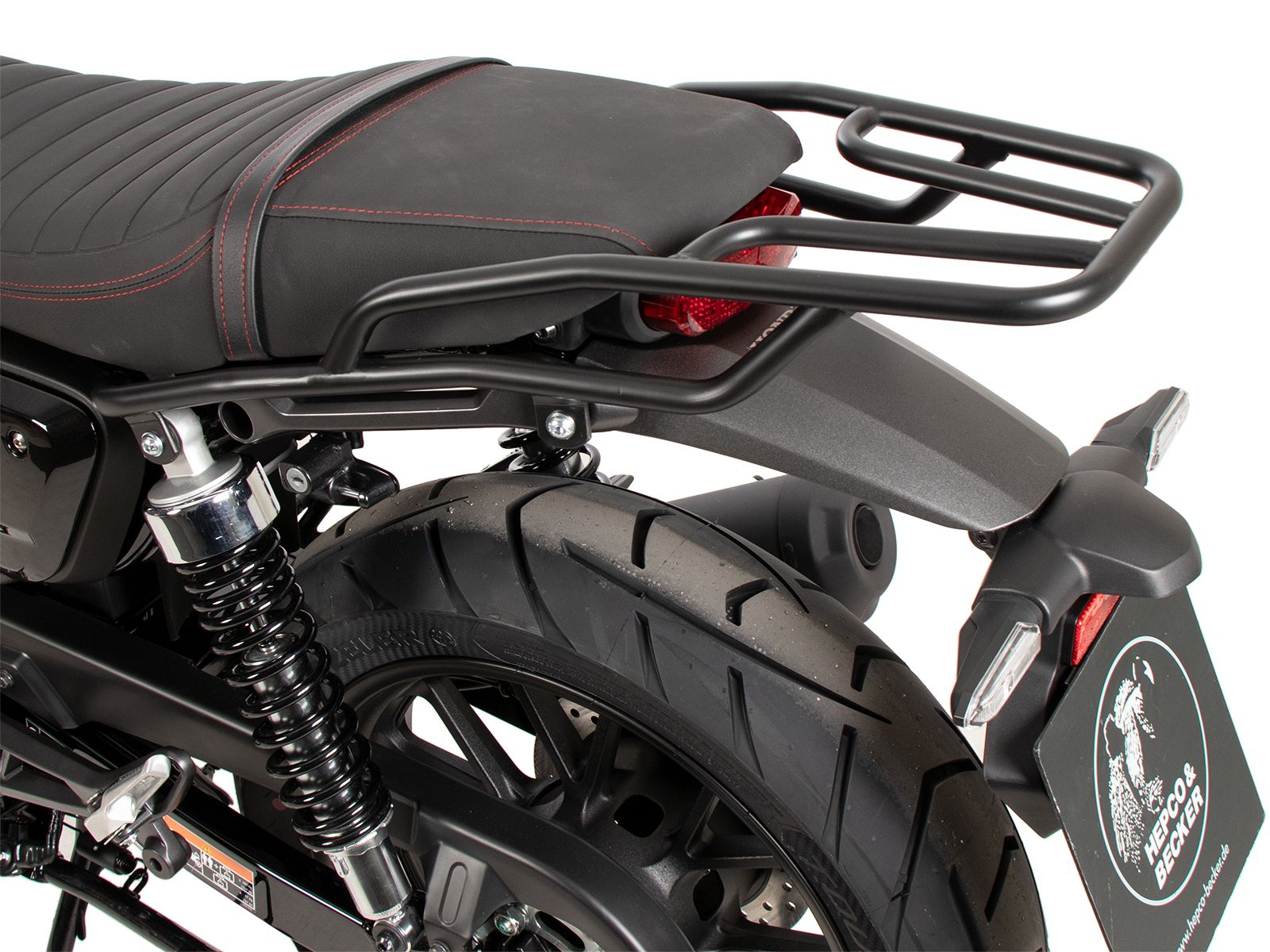Porte-bagages tubulaire noir pour Honda GB 350 S (25-) Hepco & Becker