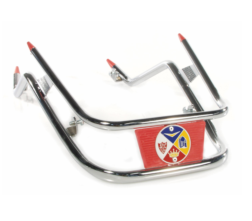 Pare-chocs aile avant pour Vespa PX 80-200ccm, chrome