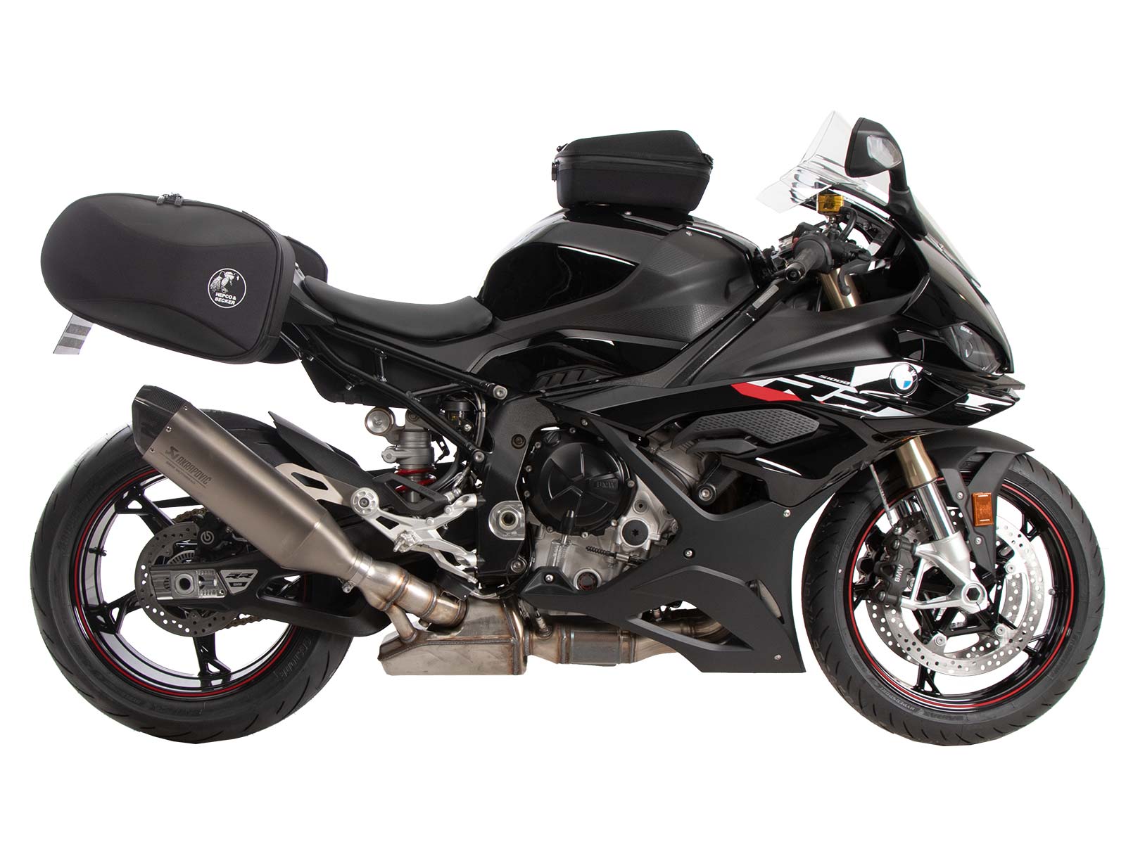 Supports latéraux C-Bow noirs pour BMW S 1000 RR (23-) Hepco & Becker