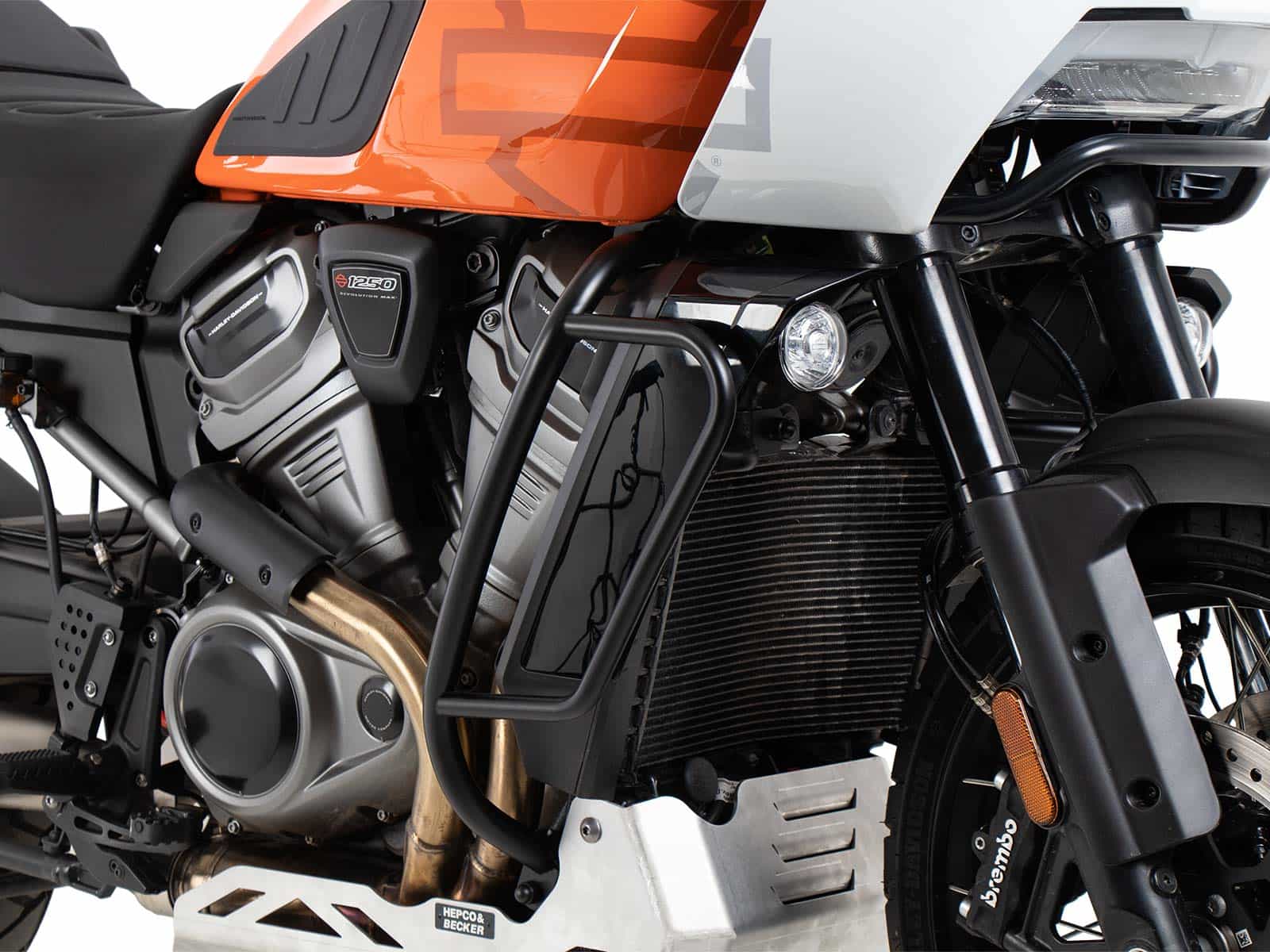 Arceau de protection moteur noir pour Harley Davidson Pan America 1250 / ST (21-) Hepco & Becker