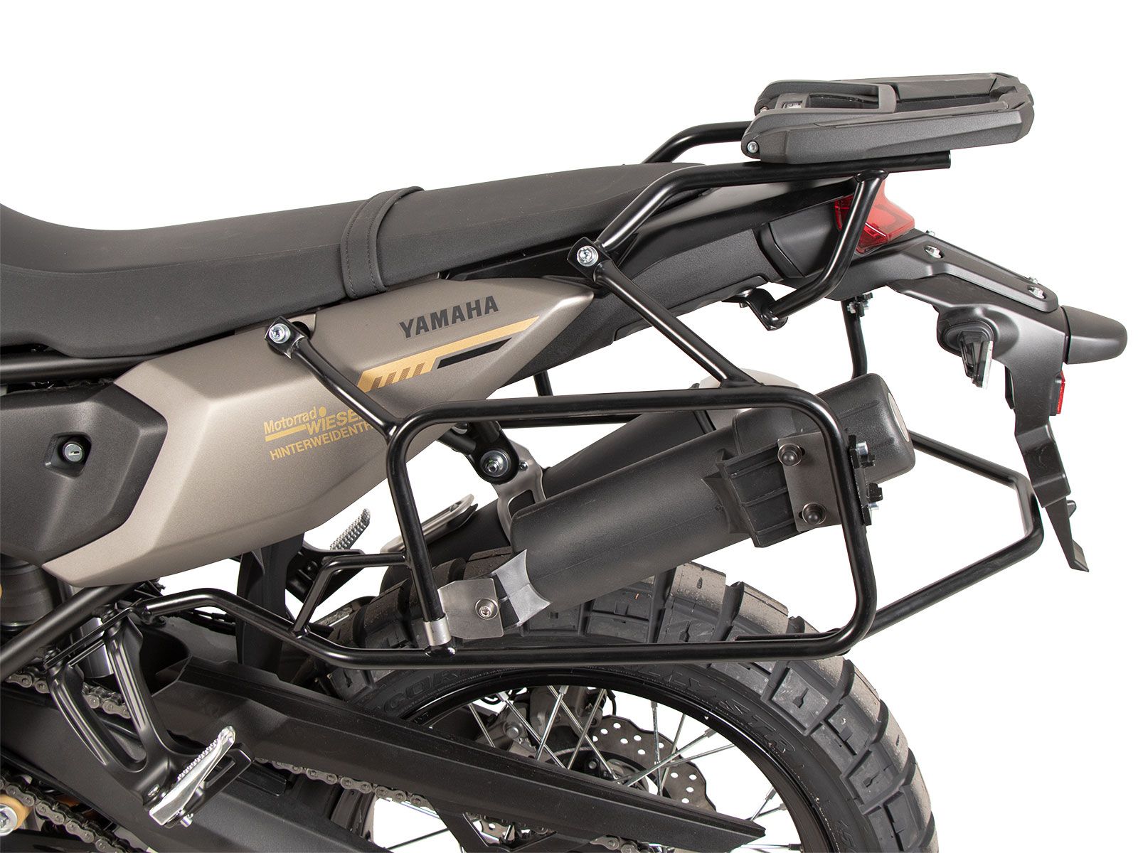 Support de valises latérales vissé noir pour Yamaha Ténéré 700 (25-) Hepco & Becker