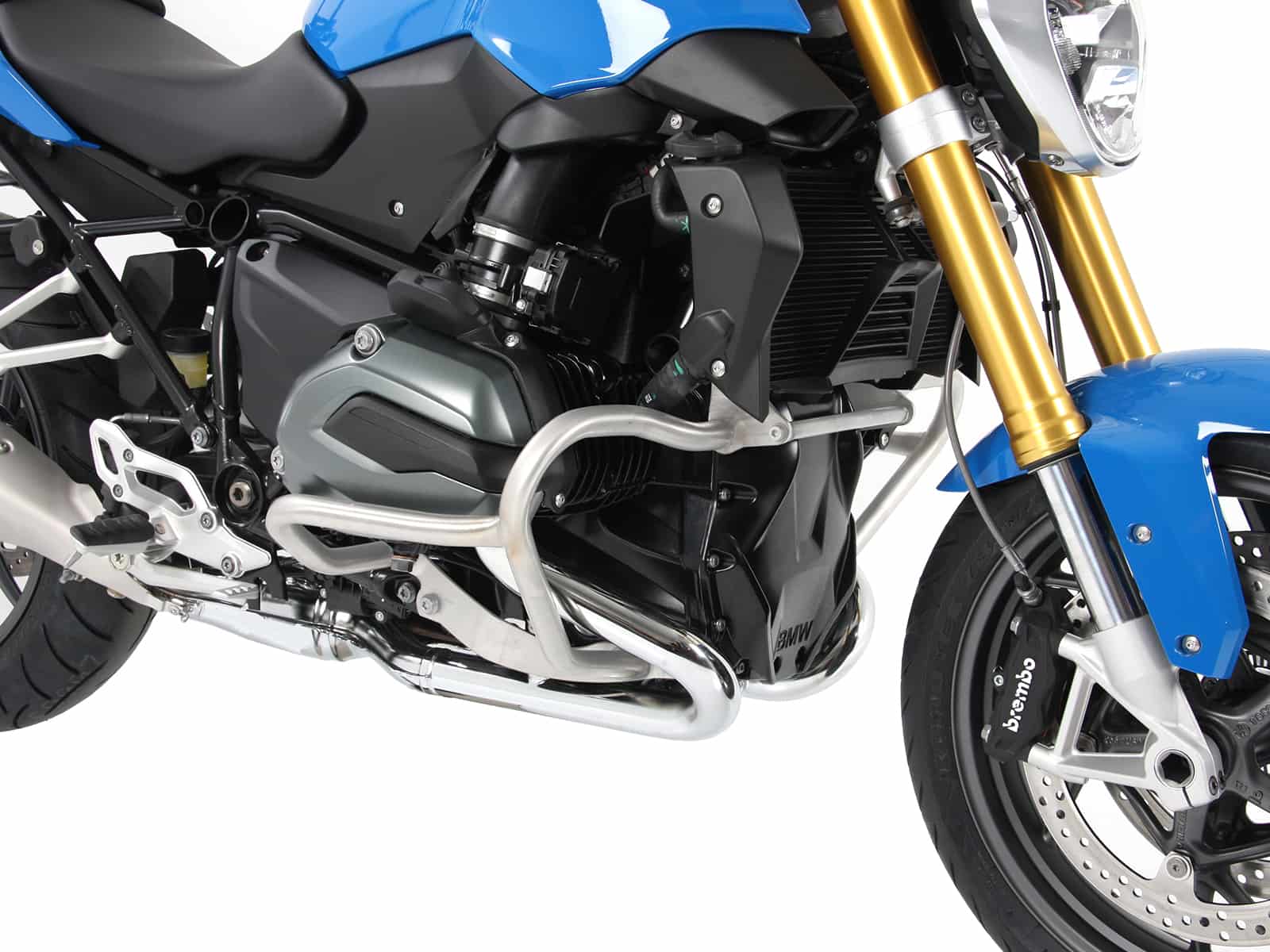 Arceau de protection moteur noir pour BMW R 1200 RS LC (15-18) Hepco & Becker