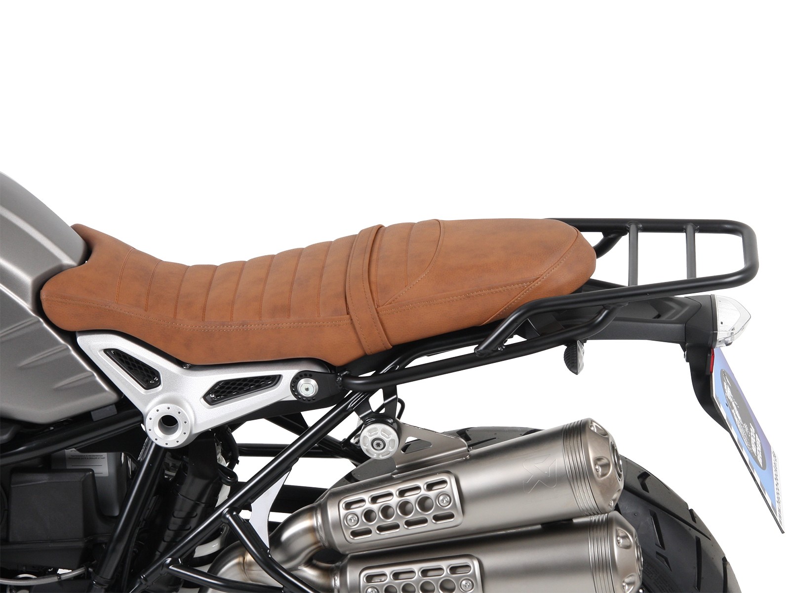 Porte-bagages tubulaire noir pour BMW R nineT (14-16) Hepco & Becker