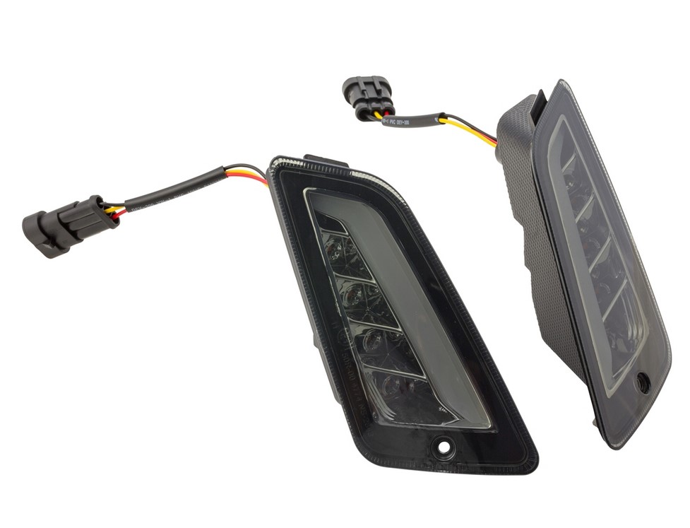 Kit clignotants avant & arrière pour Vespa GTS/GTS Super/GTV/GT 60/GT/GT L ('03-'13), teintés