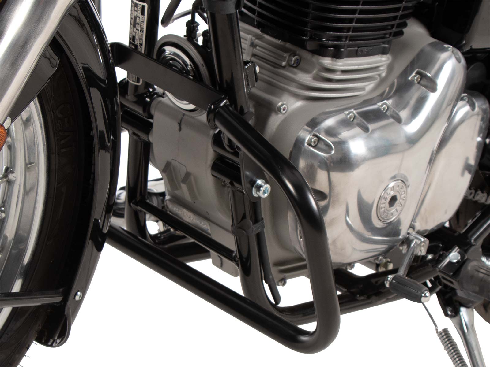 Arceau de protection moteur noir pour Royal Enfield Bullet 350 (24-) Hepco & Becker