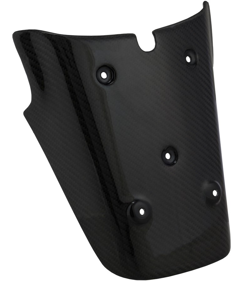 Support de plaque d'immatriculation arrière pour Vespa GTS/GTS Super/GTV 125-300ccm (-'13), carbone