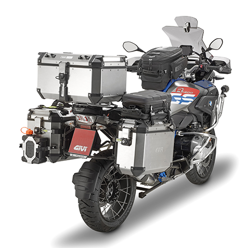Trekker Outback 58 litres MONOKEY Valise Topcase en aluminium d'origine Givi