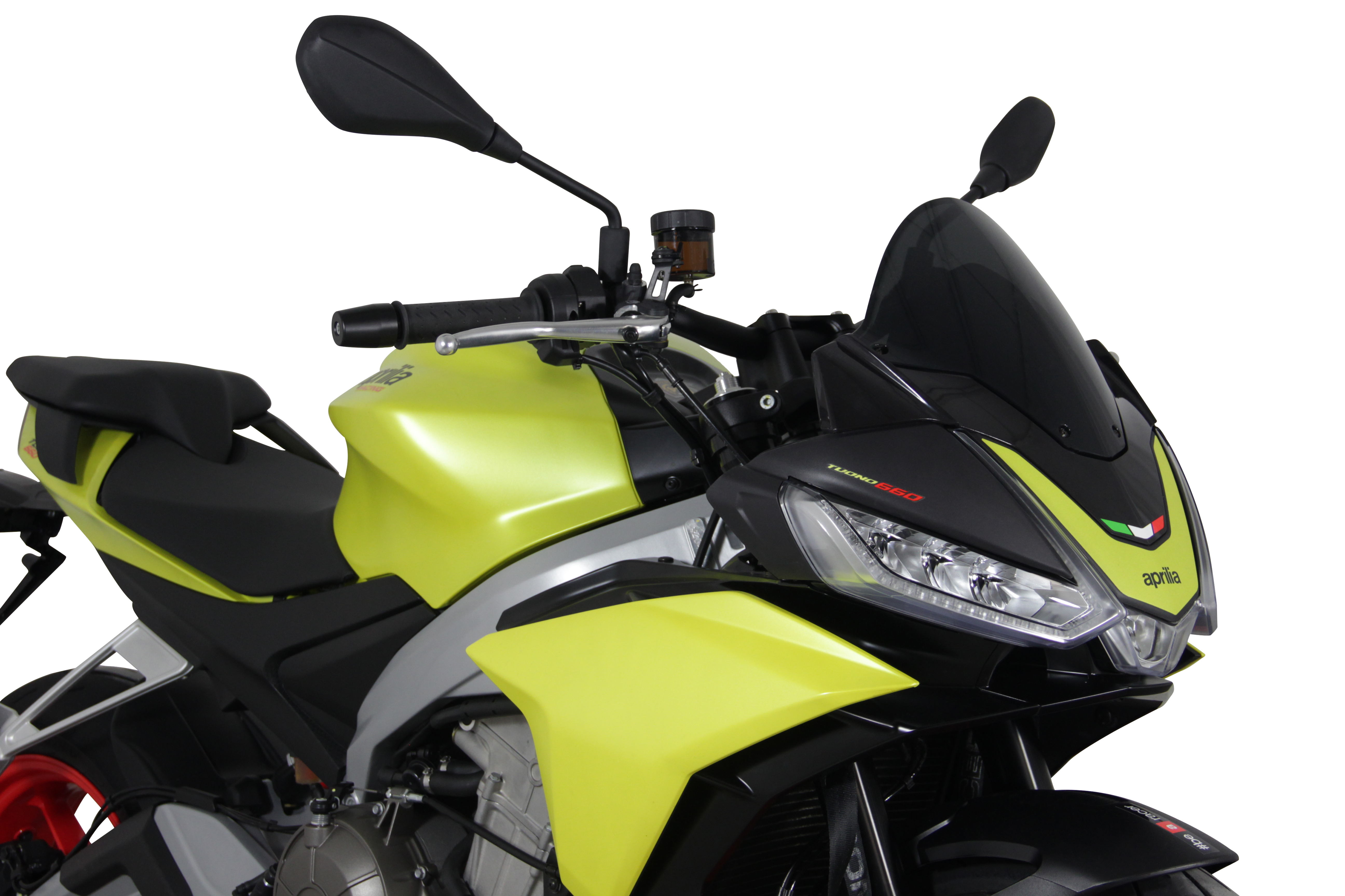 Ecran MRA Racing "R" noir Aprilia Tuono 660 / V4 Factory (21-)