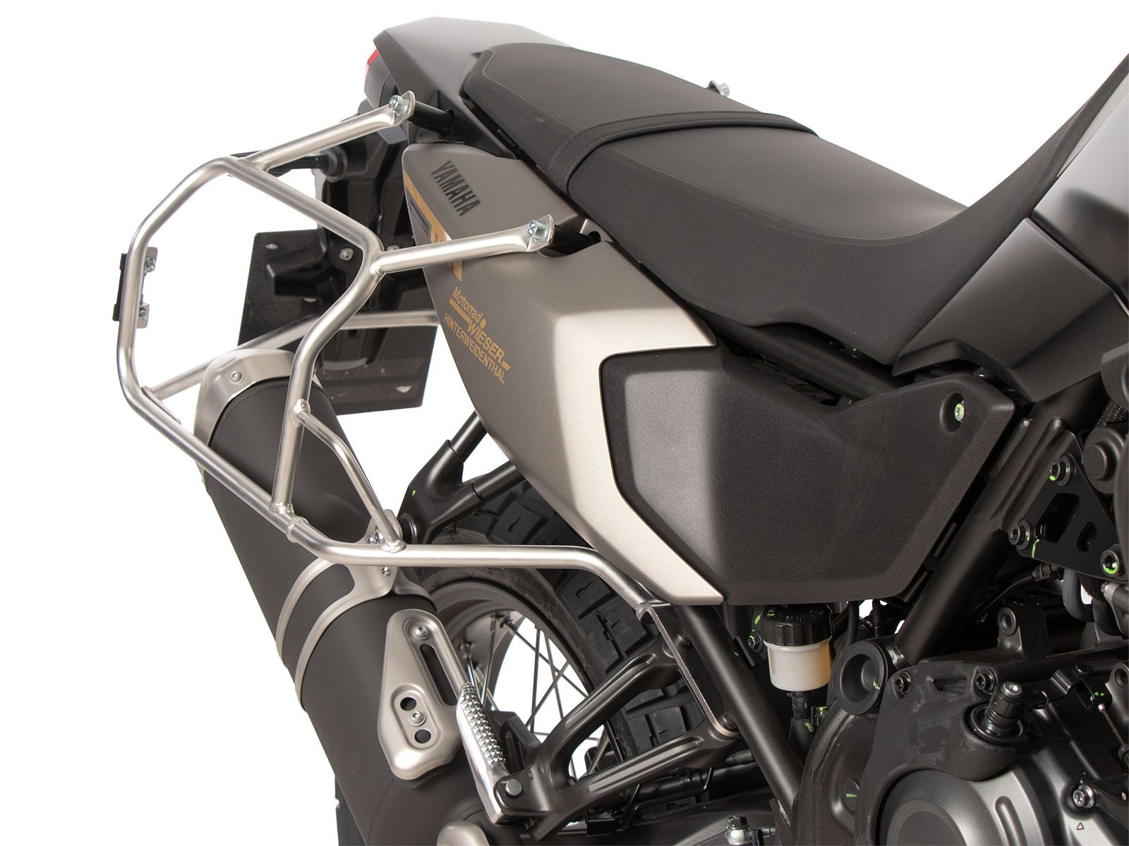 Supports de valises latérales Cutout en acier inoxydable pour valises Xplorer Cutout pour Yamaha Ténéré 700 (25-)