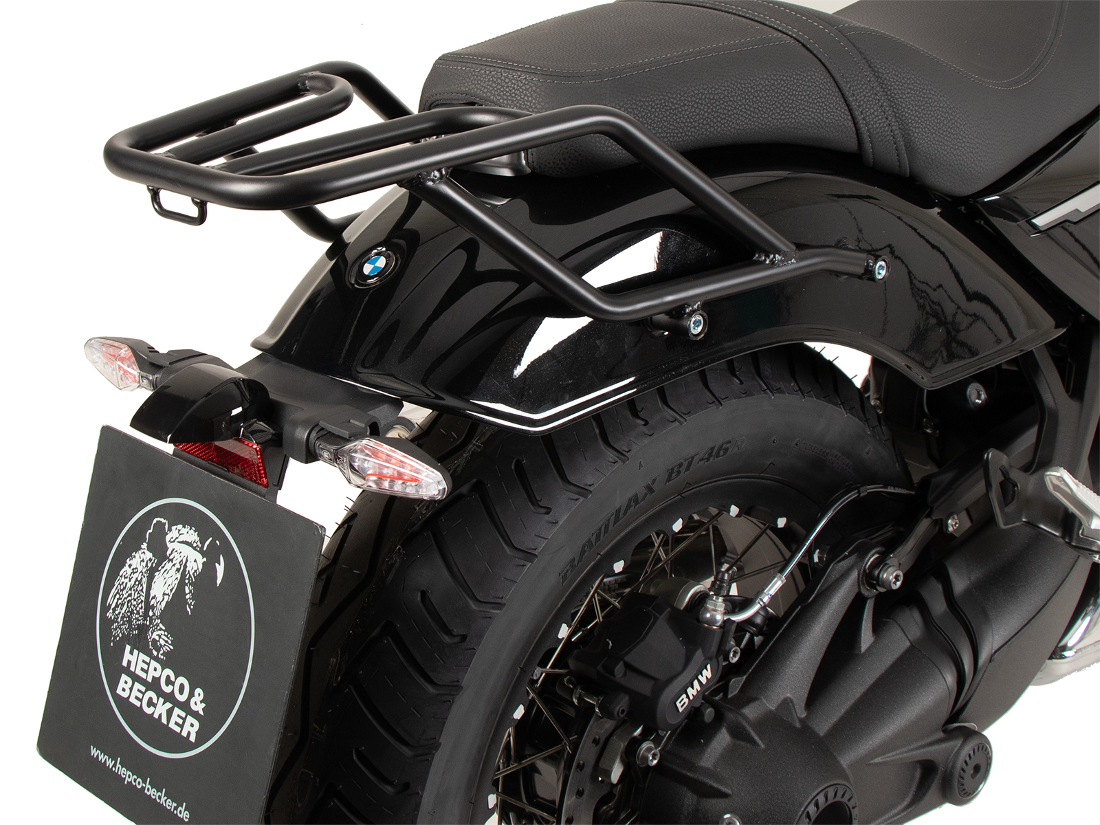 Porte-bagages tubulaire noir pour BMW R 12 (24-) Hepco & Becker