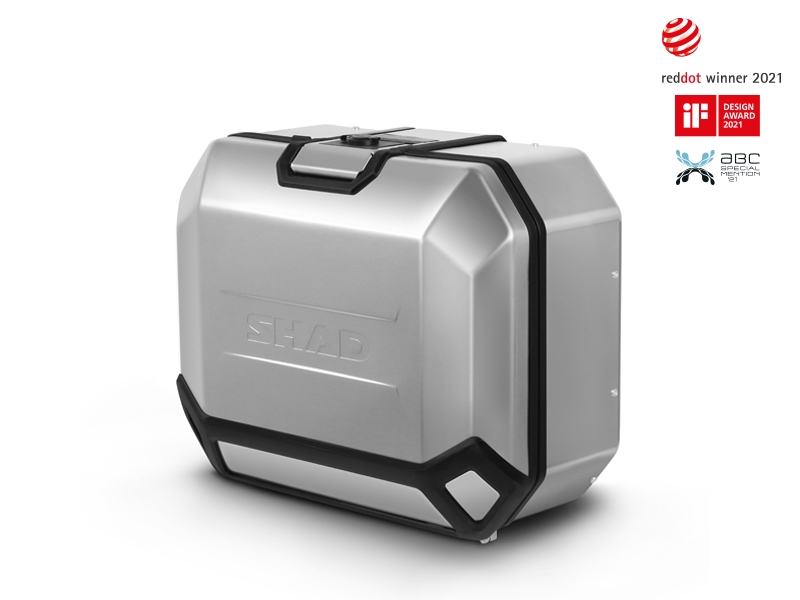 Valise latérale Shad Terra TR36, gauche, aluminium argenté, 36 l