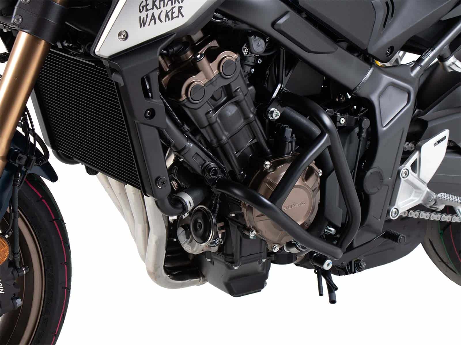 Arceau de protection moteur "Solid" noir pour Honda CB 650 R (19-20) Hepco & Becker