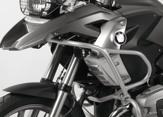 Arceau de protection du réservoir argenté pour BMW R 1200 GS (08-12) Hepco & Becker