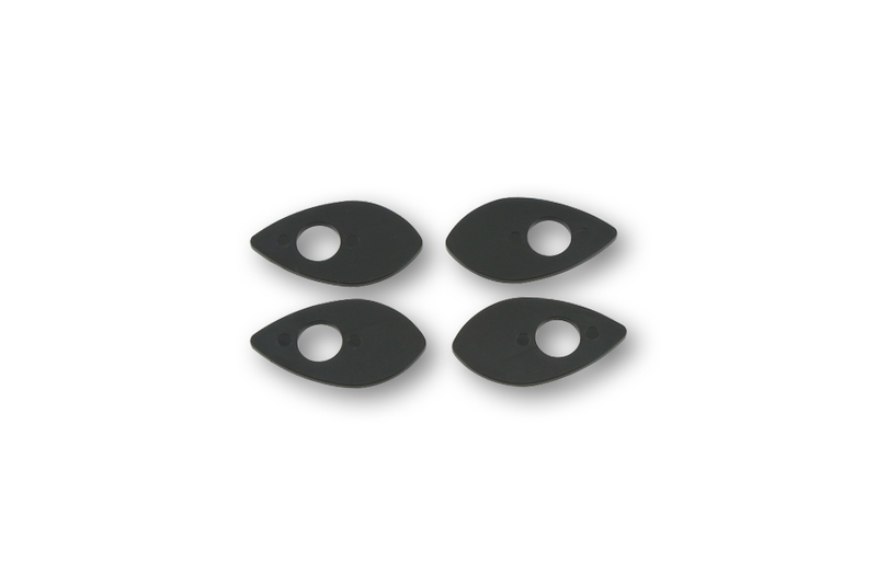 HIGHSIDER smart Plaques de montage Indy Spacer Noir Pour Divers, Ducati, Honda