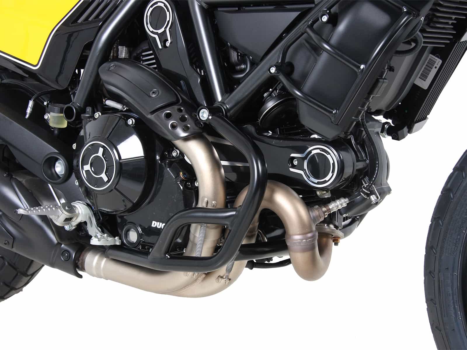 Arceau de protection du moteur noir pour Ducati Scrambler 800 (19-22) Hepco & Becker