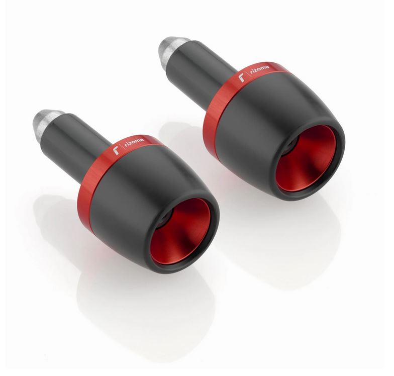 Poids de guidon RIZOMA gauche & droite pour Vespa, anodisé rouge
