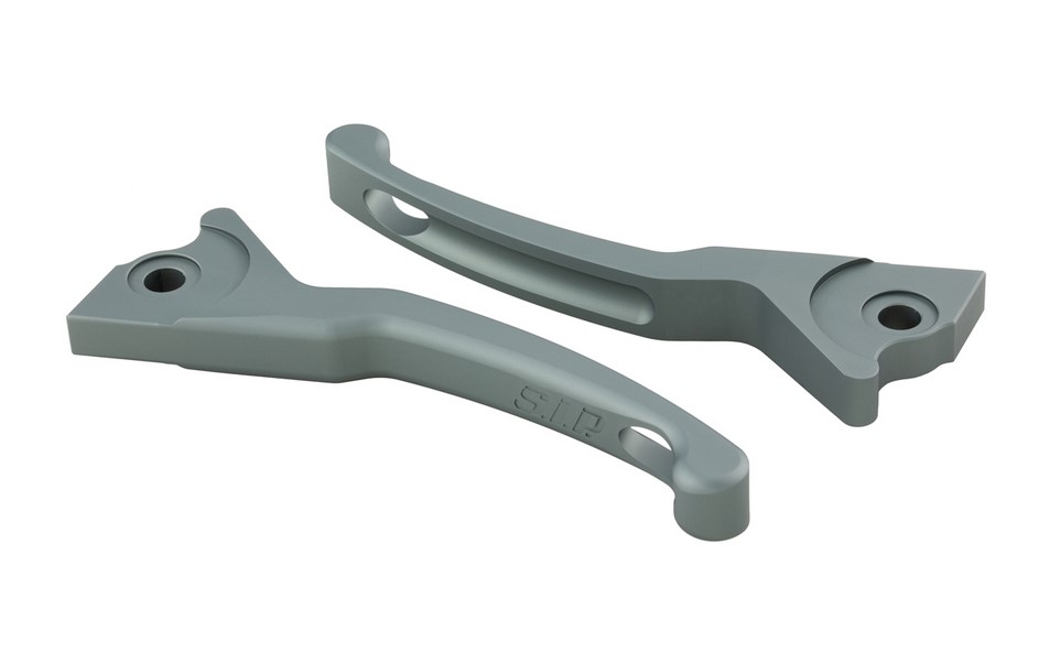 Levier de frein sport Shorty pour Vespa, droite et gauche, gris mat