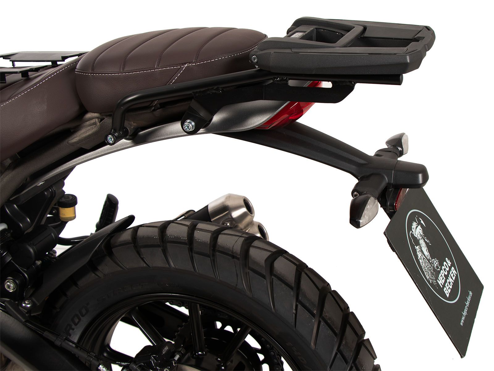 Easyrack support de topcase pour Triumph Scrambler 400 X (24-) Hepco & Becker