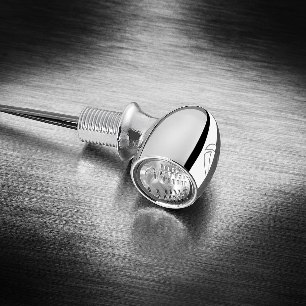 Kellermann Clignotant, feu arrière et feu stop, Atto DF, acier, LED, HL/HR 12 V, chrome brillant