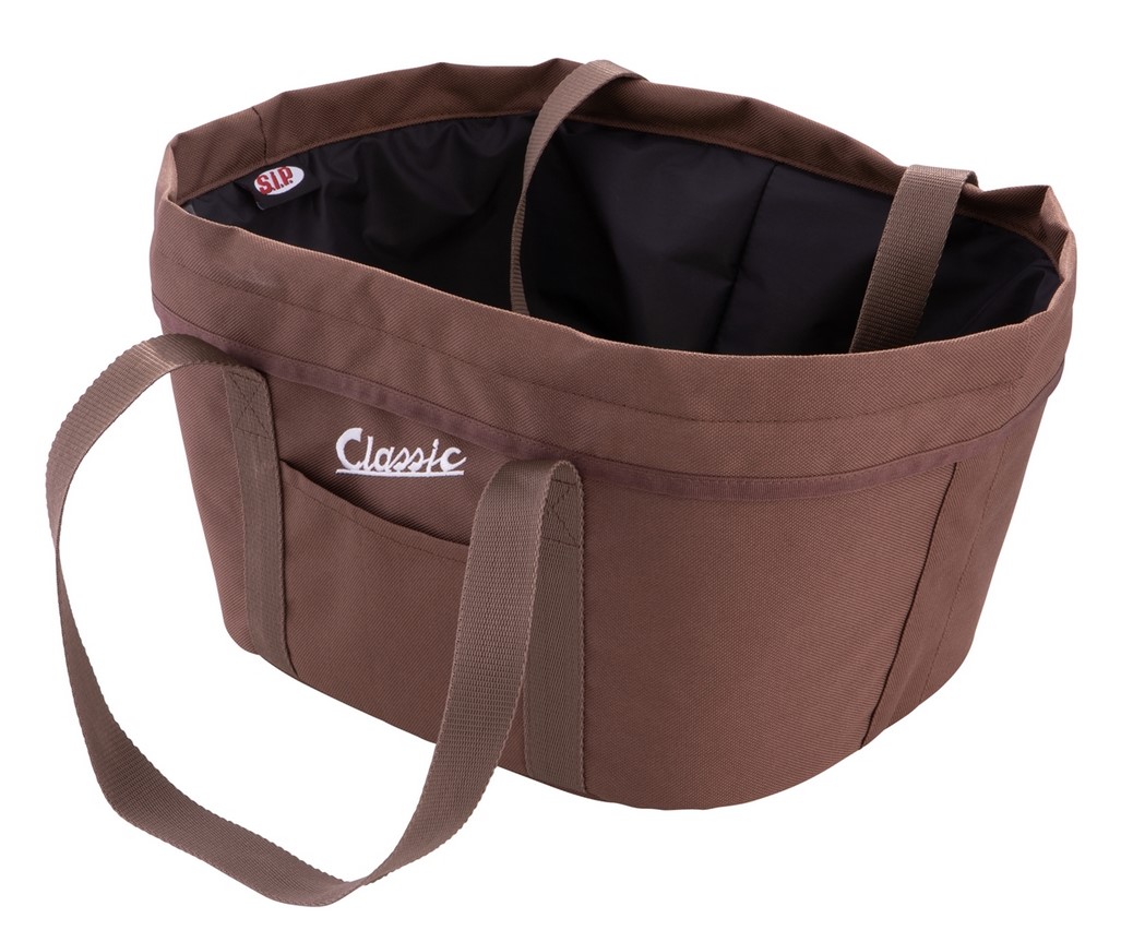 Kit panier à bagages Classic pour Vespa GTS/GTV/GT60 125-300ccm, marron foncé