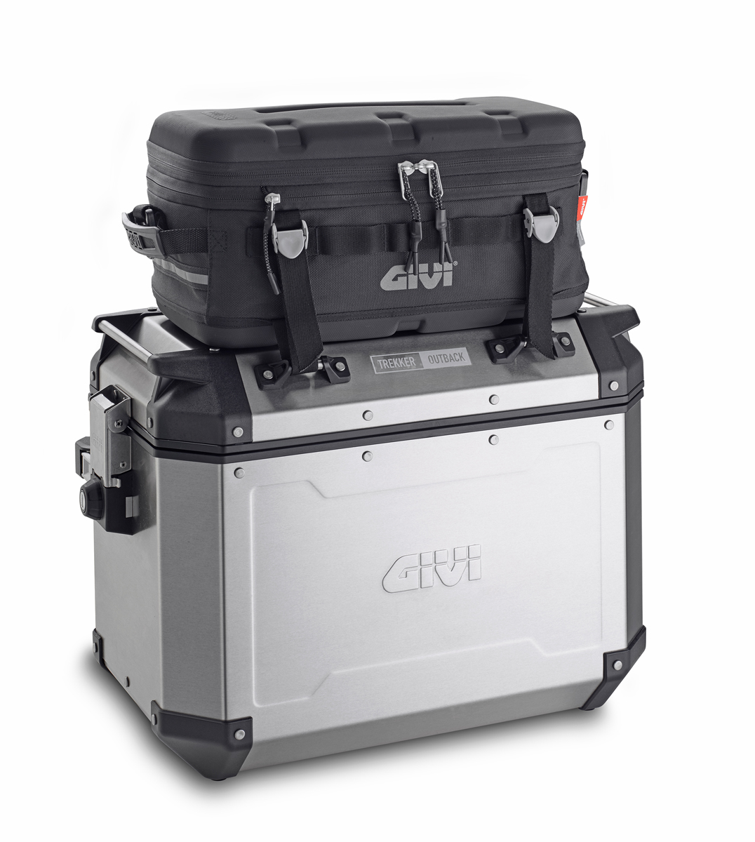 Givi Valise latérale en aluminium Simple Trekker Outback 48L Monokey - Droite