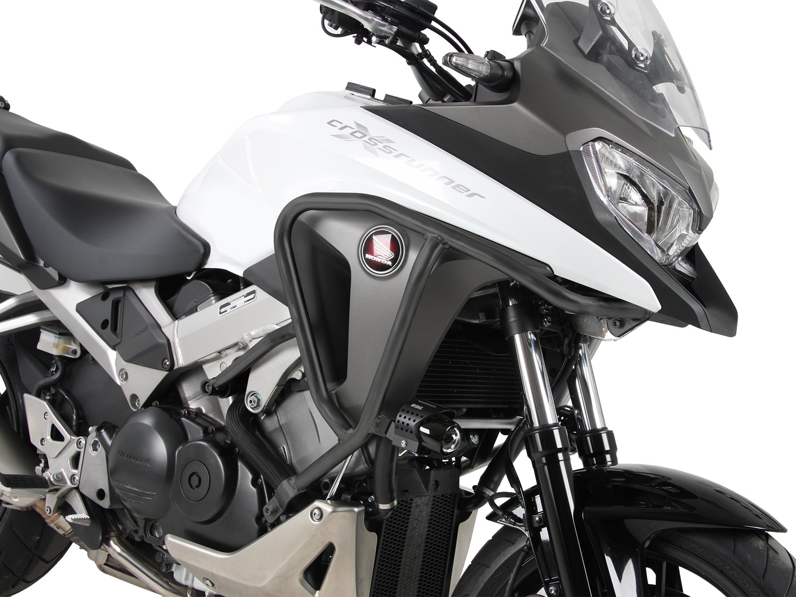 Arceau de protection moteur noir pour Honda VFR 800 X Crossrunner (15-20) Hepco & Becker