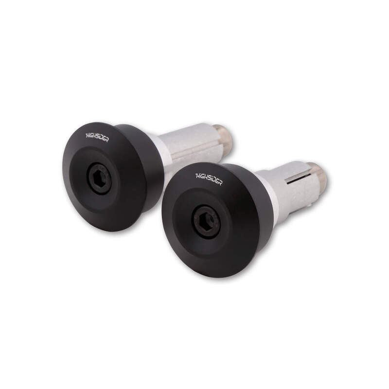 HIGHSIDER pro Poids pour guidon Dot-Blast Noir (paire)