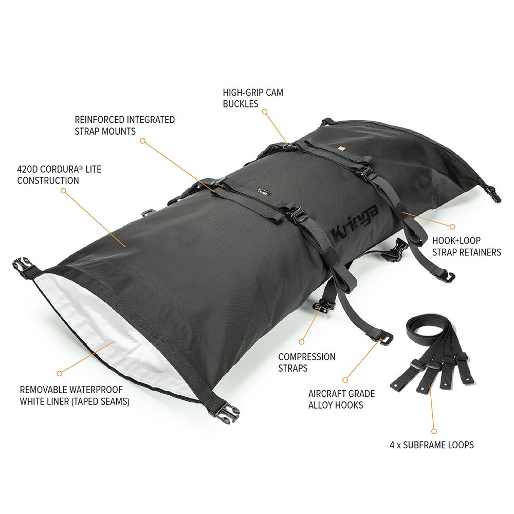 Kriega Rollpack 40 litres - Multicam Black / Camouflage