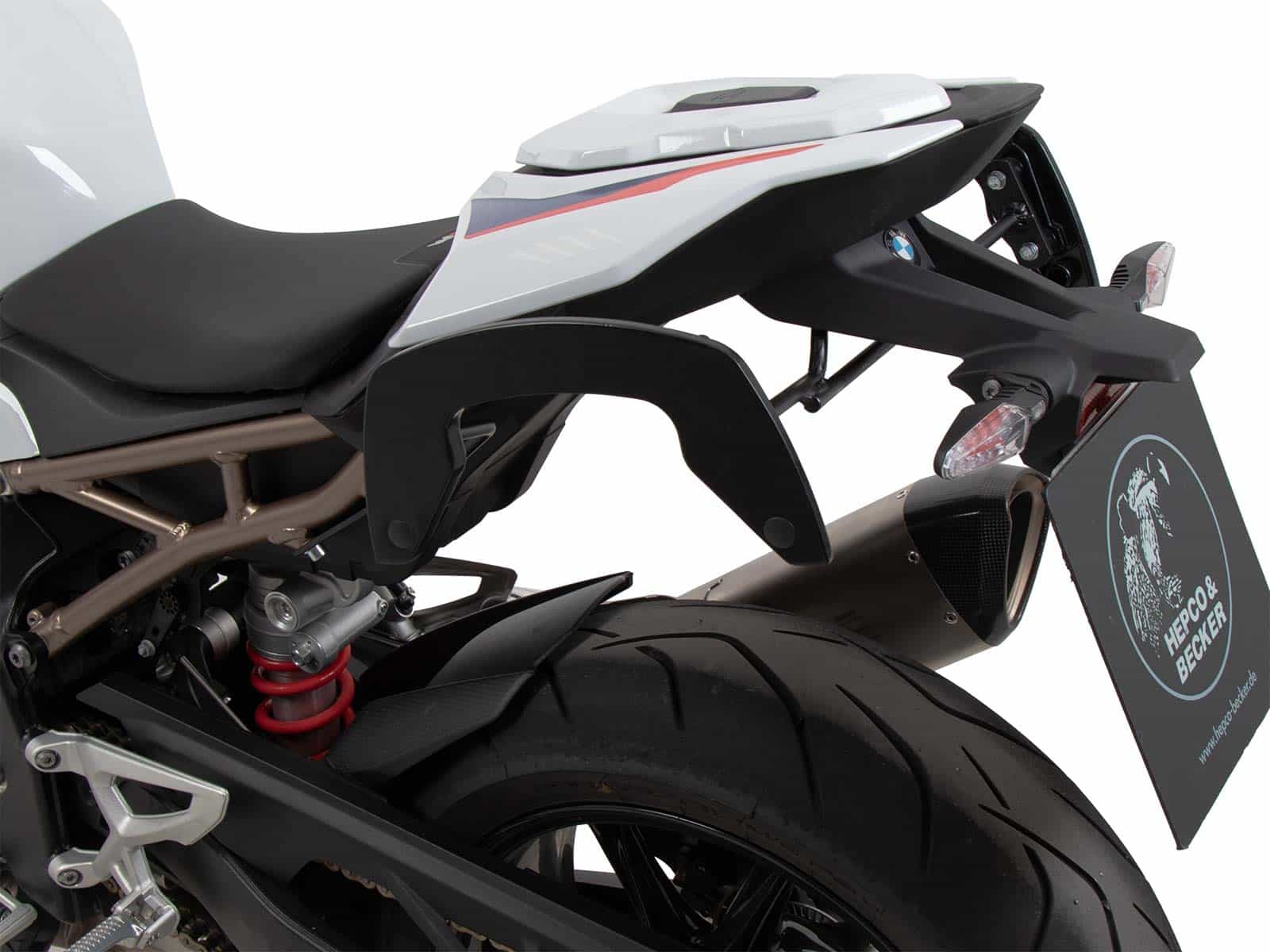 Supports latéraux C-Bow noirs pour BMW M 1000 R (23-) Hepco & Becker