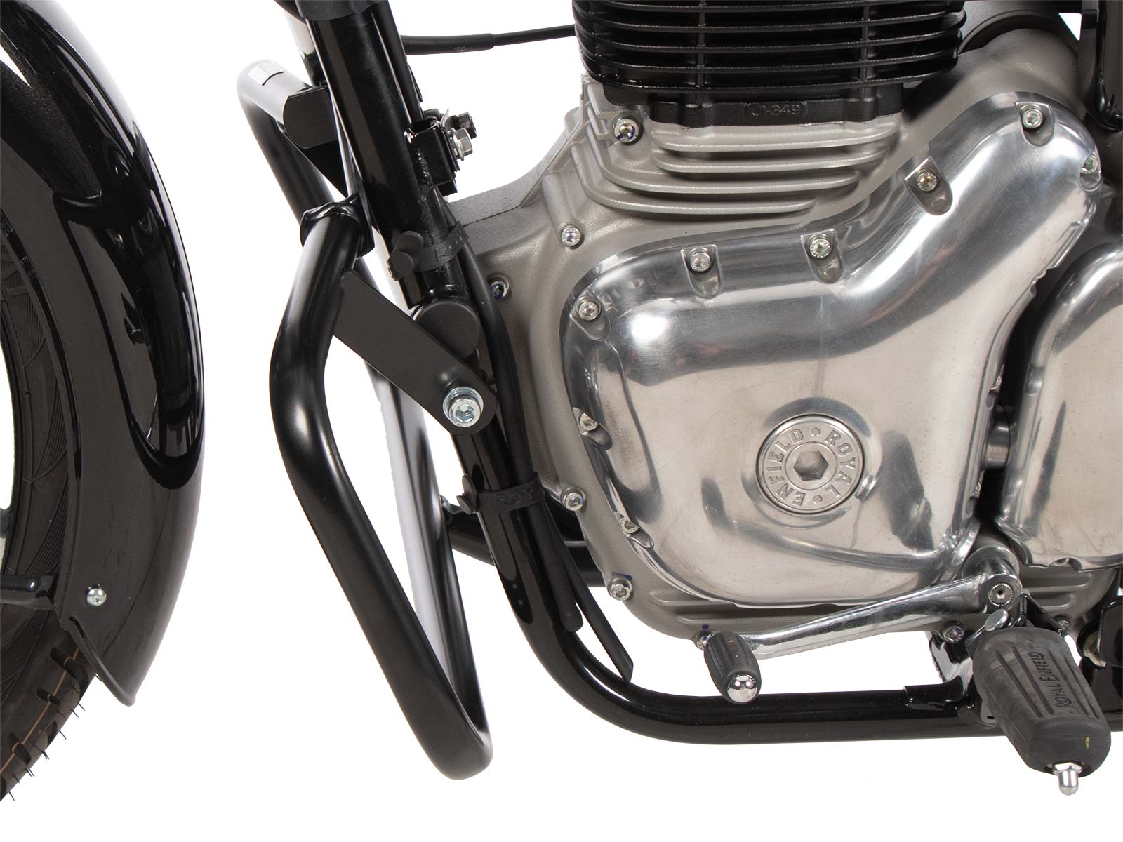 Arceau de protection moteur noir pour Royal Enfield Bullet 350 (24-) Hepco & Becker