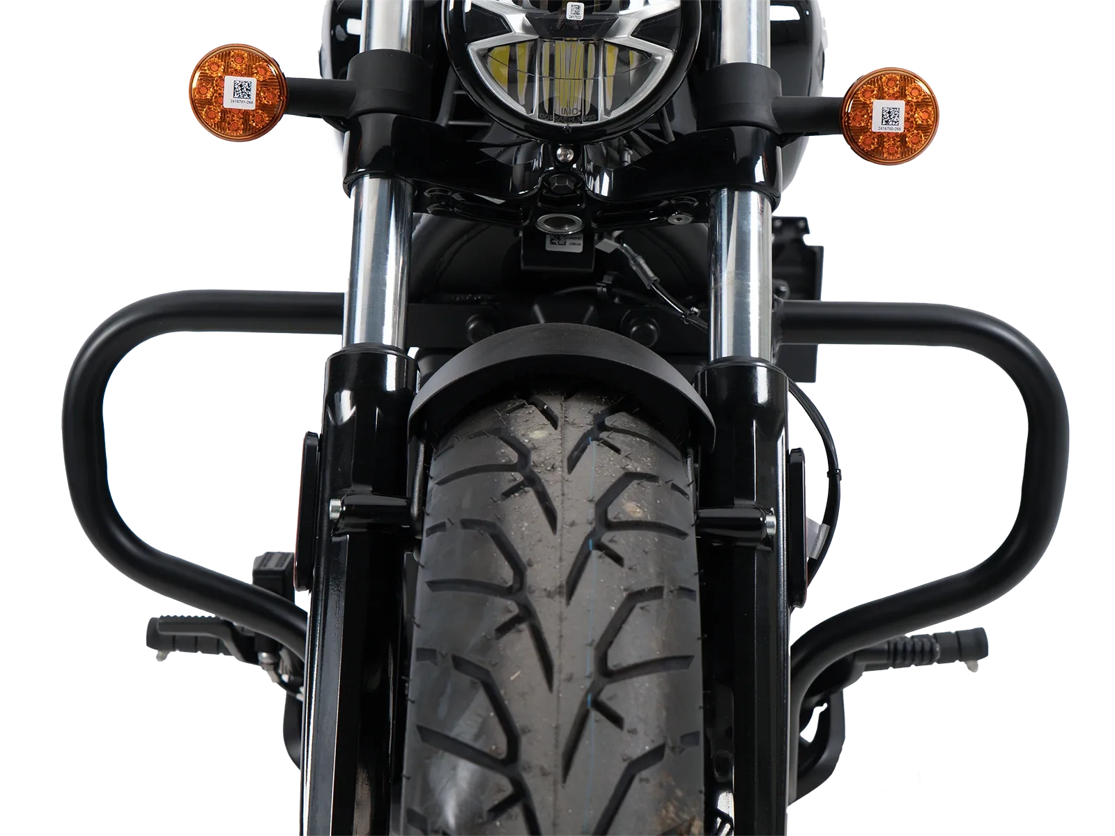 Arceau de protection moteur noir pour Indian Scout Sixty Bobber (25-) Hepco & Becker