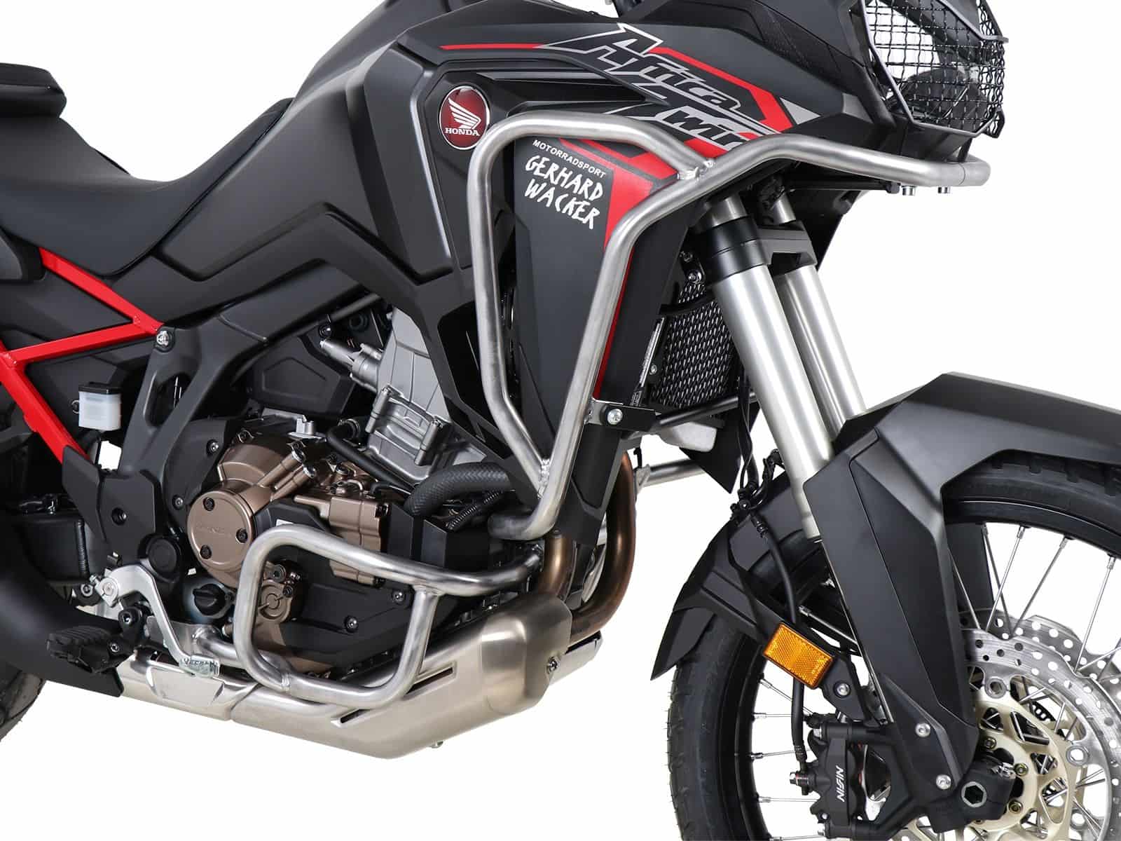 Arceau de protection moteur en acier inoxydable pour Honda CRF 1100 Africa Twin (20-23) Hepco & Becker