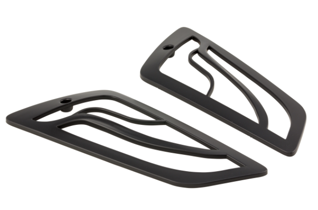 Grille de clignotant droite et gauche, avant pour Vespa GTS/​GTS Super/​GTV/​GT 60/​GT/​GT L, noir mat