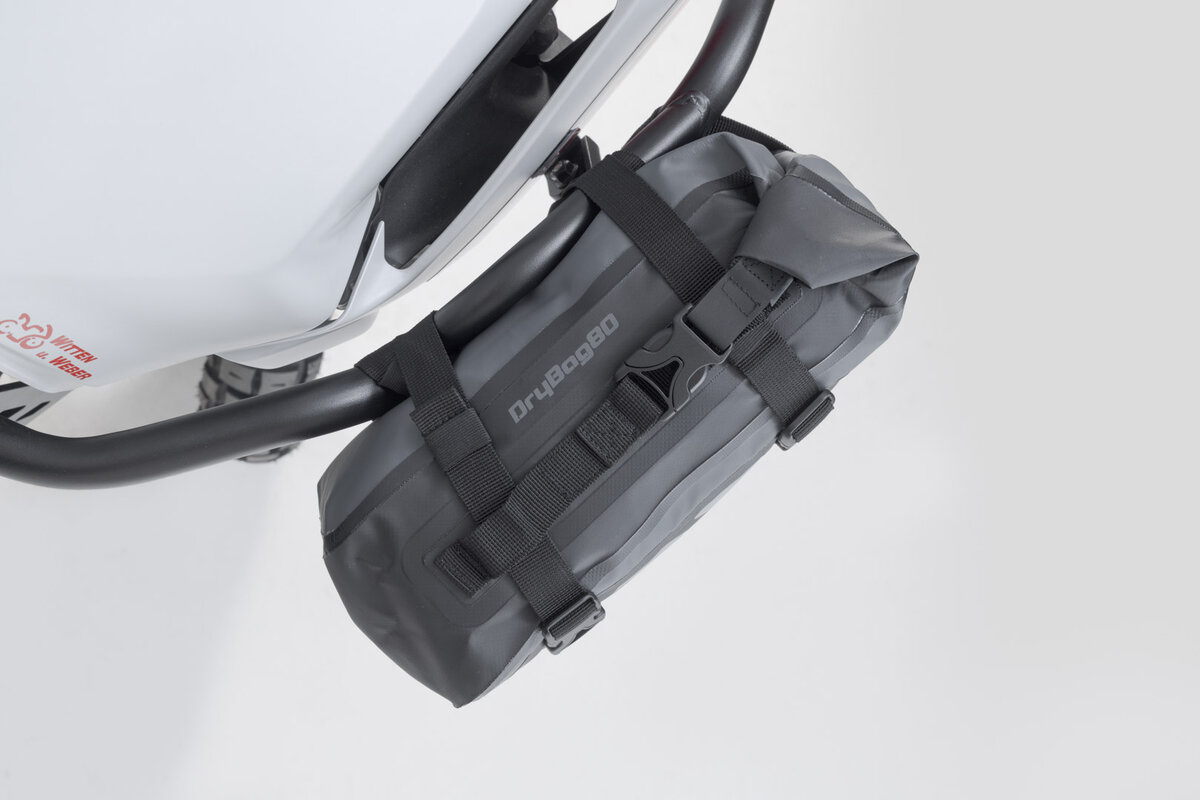 Drybag 80 sacoche arrière pour Aprilia RSV 1000 R /Tuono, noir / gris - SW Motech