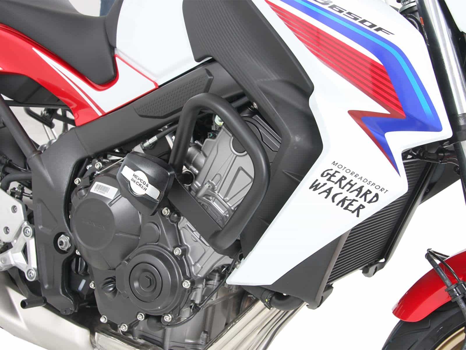 Arceau de protection du moteur avec coussinets de protection pour Honda CB 650 R (24-) Hepco & Becker