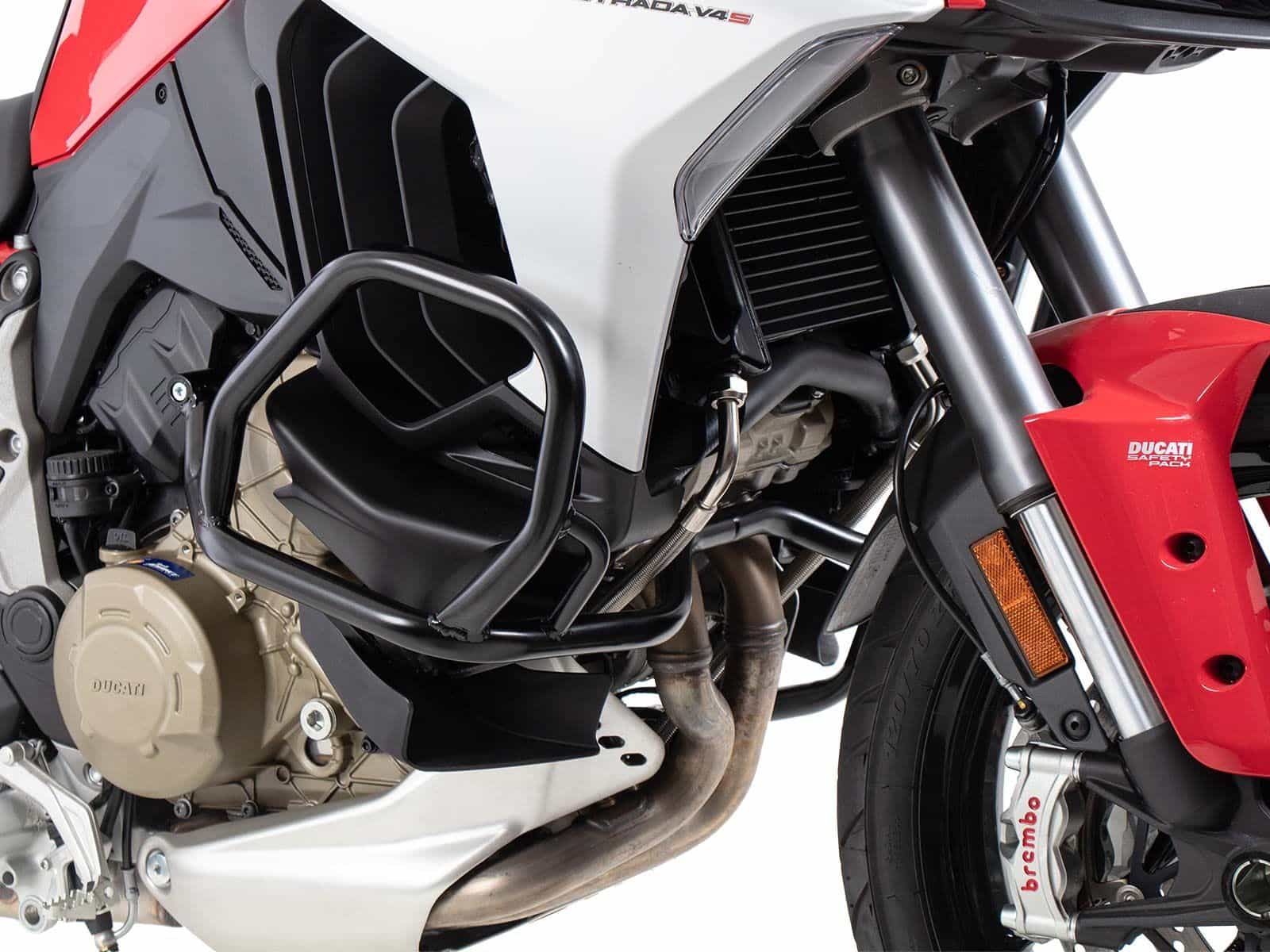 Arceau de protection moteur noir pour Ducati Multistrada V4/S/S Sport/Pikes Peak (21-24) /Rally (23-24)
